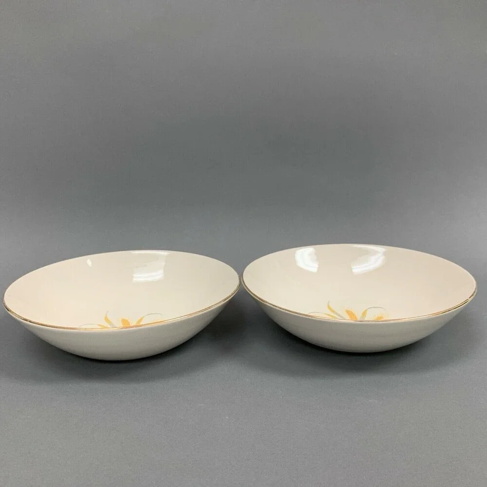 Lifetime China Co Fieldcrest Vegetable Serving Bowls Semi-Vitreous Lot of‎ 2